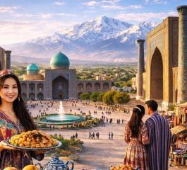 Görkemli Özbekistan İpek Yolunun İncisi THY ile 22 Nisan Hareket (23 Nisan Özel) AT1166